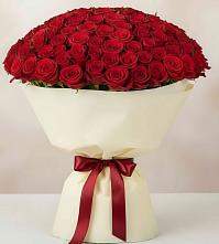 Букет 101 Красная роза Милано в Свободном