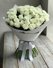 Букет 35 Белых роз #REPLACE_PRED# Свободном