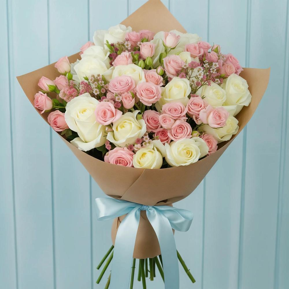 Букет цветов из: Розы в Свободном
