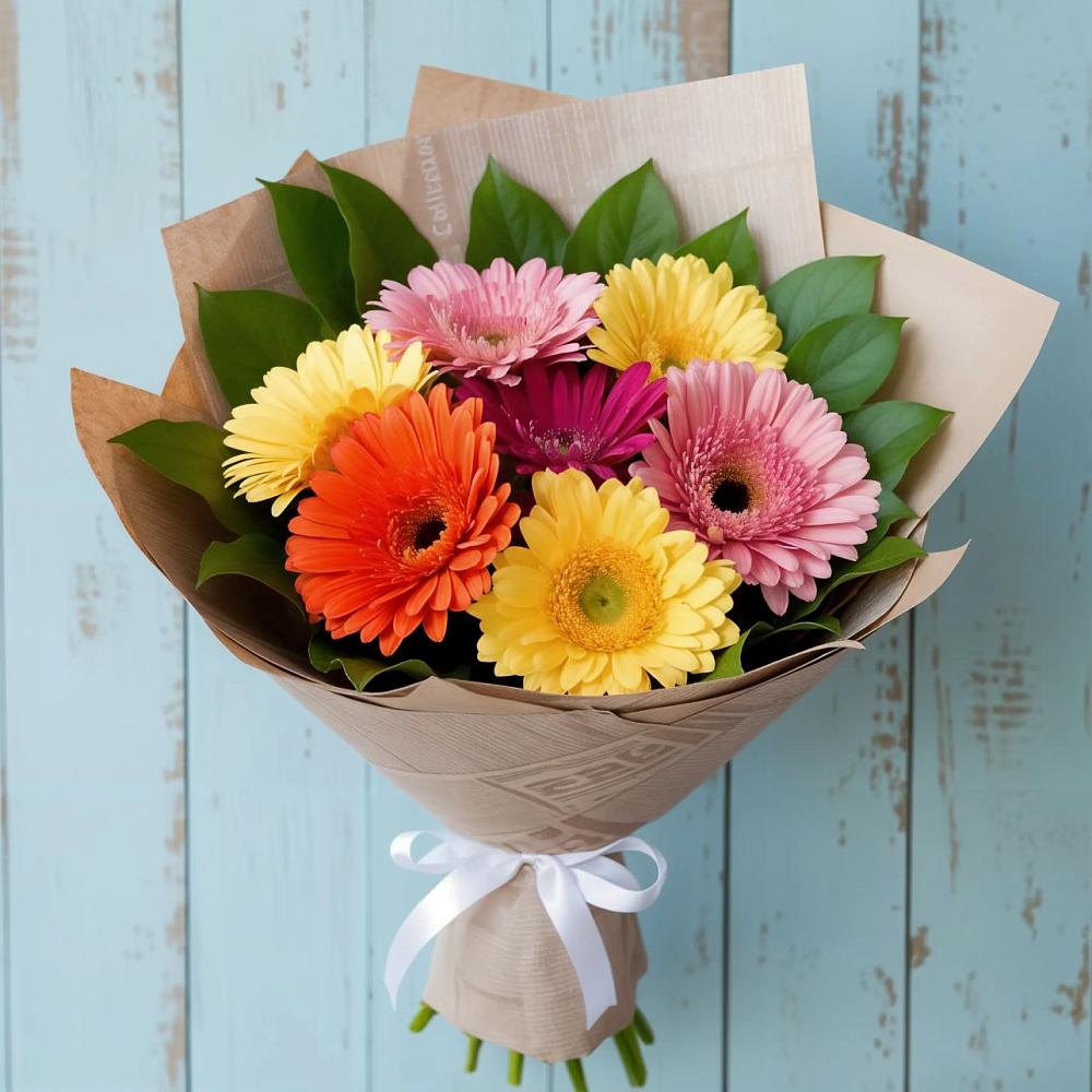 Букет цветов из: Герберы в Свободном