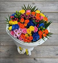 Букет цветов из:  Розы и Хризантемы в Свободном