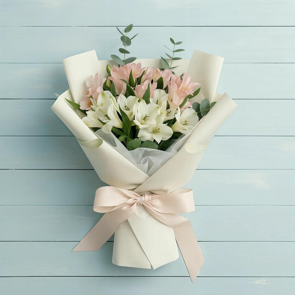 Букет цветов из: Альстромерии в Свободном