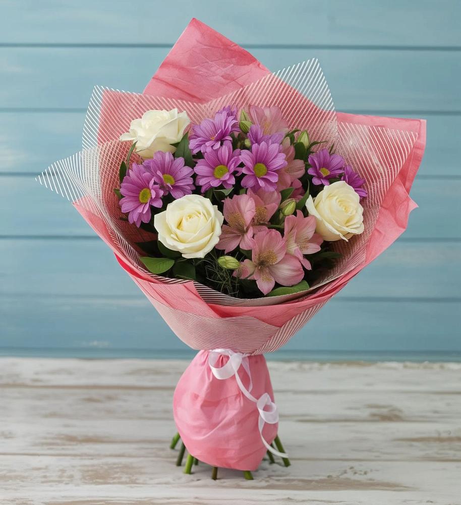 Букет цветов из: Герберы в Свободном