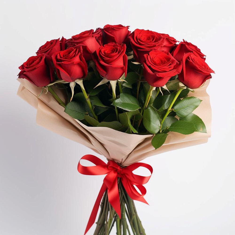 Букет 11 Красных роз Эдлесс Лав в Свободном