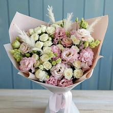 Букет цветов из:  Альстромерии и Розы в Свободном