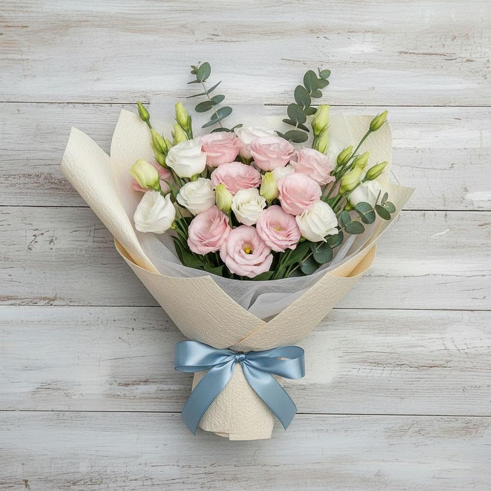 Букет цветов из: Лизиантусы в Свободном